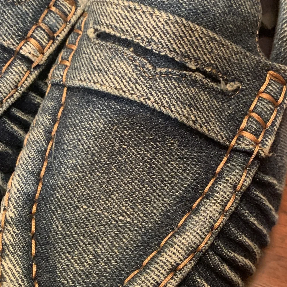 Absolutely stunning rare,unique denim loafers from famous Spanish designer7.5
